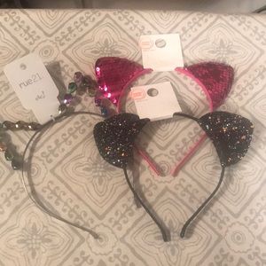 New Mommy & Daughters Cat Ear Hair Headbands